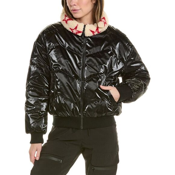 Perfect Moment Womens  Reversible Jacket, Beige - Picture 3 of 5